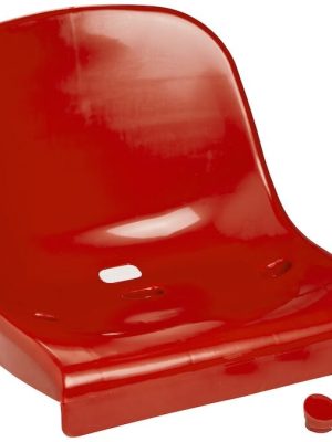 Sæti á stúku fyrir leikmannaklefa, rautt