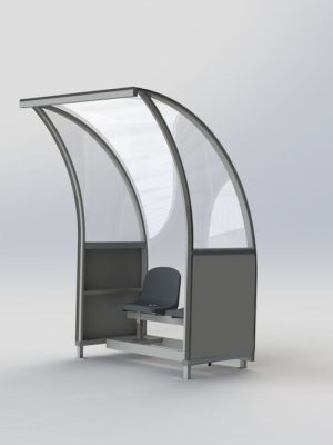 Leikmannaklefi Delta 2 manns