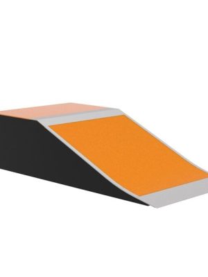 Hjólabrettabanki 60, B 120 cm Lengd: 230 cm, Breidd: 120 cm, Hæð: 60 cm