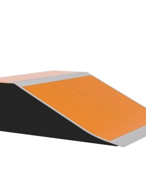 Hjólabrettabanki 80, B 240 cm Lengd: 260 cm, Breidd: 240 cm, Hæð: 80 cm