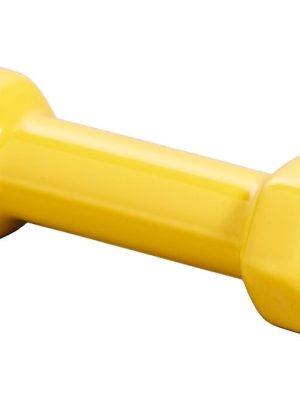 Handlóð úr vínyl 0,5 kg gul