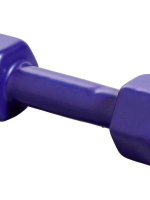 Handlóð úr vínyl, 2 kg, grip: 9 cm