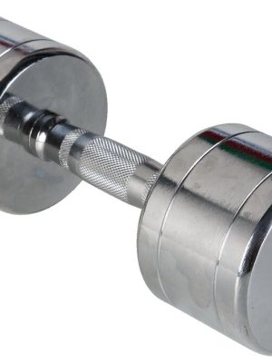 Handlóð í krómi, 9 kg, grip: 12 cm