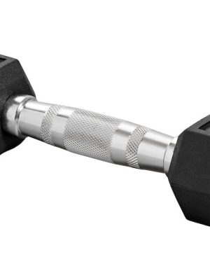 Handlóð sexhyrnd gúmmí 1 kg