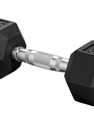 Handlóð sexhyrnd gúmmí 5 kg