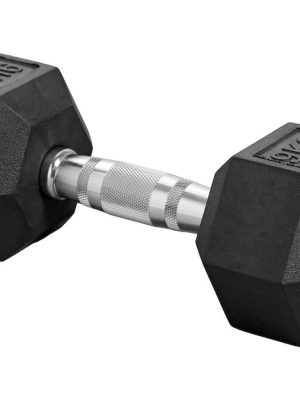 Handlóð sexhyrnd gúmmí 9 kg