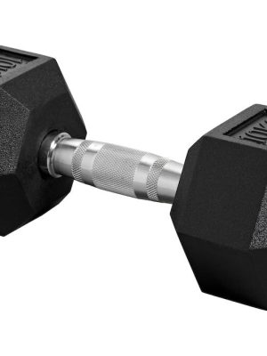 Handlóð sexhyrnd gúmmí 10 kg