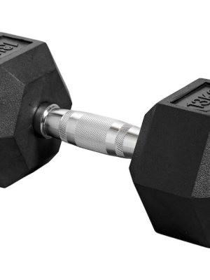 Handlóð sexhyrnd gúmmí 13 kg