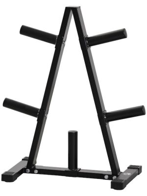 Standur fyrir 50 mm lóðaplötur, 5 stöðvar, 83 x 37,5 x 91,5 cm