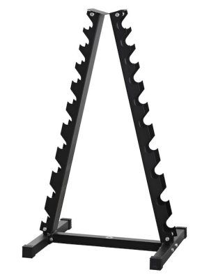 Handlóðarstöng fyrir 20 handlóð. Hentar krómuðum handlóðum.