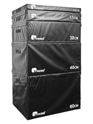 Plyo Box mjúkt sett 91 x 75 cm, Hæð: allt að 157,5 cm