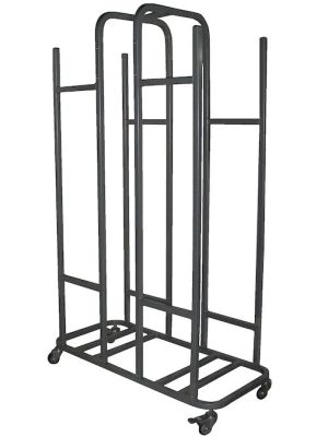 Geymsluhilla með hjólum Stærð 123 x 59 x 184 cm