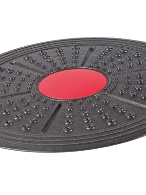 Plast jafnvægisdiskur Ø 40 cm Litur svartur/rauður