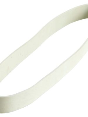 Miðlungs teygjanlegt æfingaband 250 x 15 mm Litur: Hvítur, Efni: Náttúrulegt gúmmí