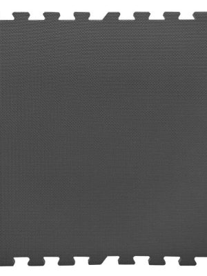 B-Strong fjölnota mottusett, svart. Samanstendur af 4 hlutum með köntum.