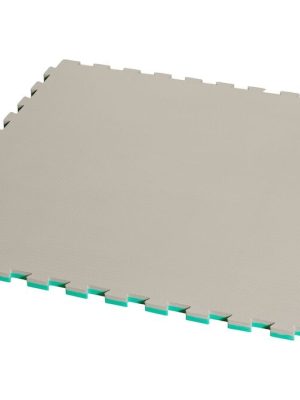 Mjúk motta 40 mm græn/ljósgrár 100 x 100 x 4 cm