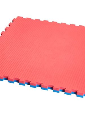 Júdómotta 40 mm blá/rauð 100 x 100 x 4 cm