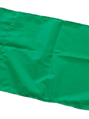 Hornfáni 37 x 28 cm, grænn. Fyrir 30 og 40 mm hornstólpa.