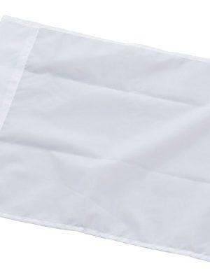 Hornfáni 37 x 28 cm, hvítur Fyrir 30 og 40 mm hornstólpa