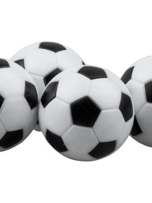 Borðfótboltar, 4 stk. Ø: 31 mm