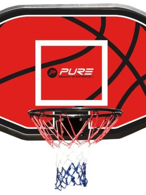 Pure2Improve körfuboltabakborð með körfu