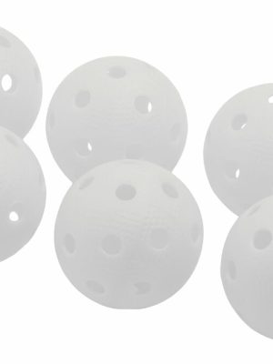 Inniboltakúlur hvítar, 6 stk.