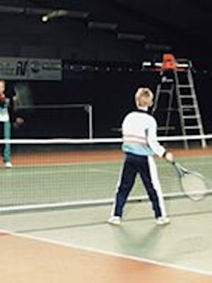 Minitennis með neti 600 x 80 cm
