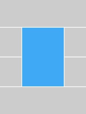 Merking á súrsuðum boltavelli, sem og litríkt "eldhús 13,41 x 6,1 M"