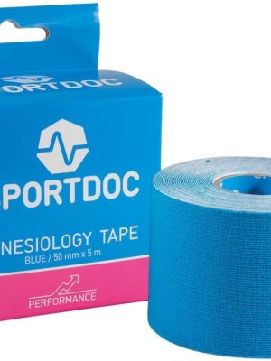 Kinesio íþróttateip 5 metrar, blátt 50 mm breitt