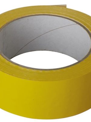 Merkingarlímband, gult. Breidd: 38 mm, lengd: 66 m.