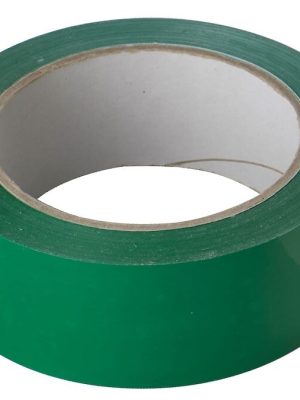 Merkingarlímband, grænt. Breidd: 38 mm, lengd: 66 m.