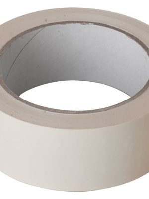 Merkingarlímband, hvítt. Breidd: 38 mm, lengd: 66 m.