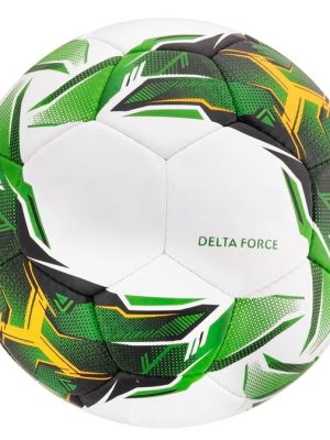 Fótbolti Delta Force BASIC stærð 4 Handsaumaður toppfótbolti