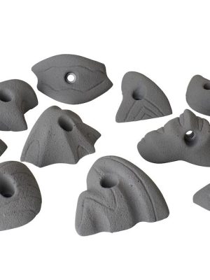 Klifurgrip "Masai" Sett með 10 hlutum (Til festingar í klifureiningum)