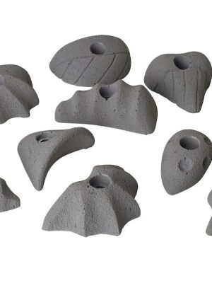 Klifurgrip „Play“ Sett með 10 hlutum (Til festingar í klifureiningum)