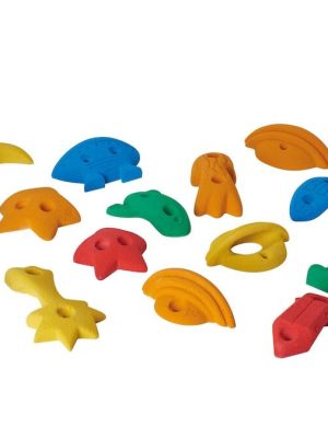 Klifurgrip "Space" Sett með 16 hlutum.