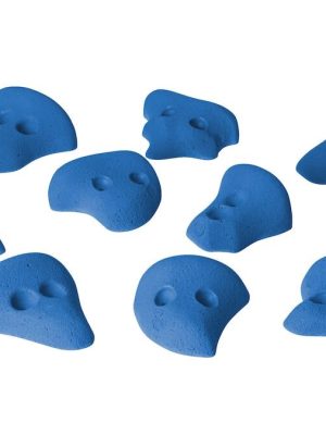 Klifurgripir "Pebbles M" Bláir, sett með 10 stk.