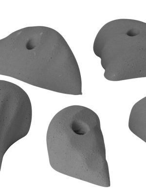 Klifurgrip „Deep Incut L“ Grátt 5 stk. sett (Til festingar í klifureiningar)