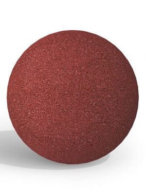 Gúmmíkúla Ø: 50 cm, rauðbrún Með jarðfestingum