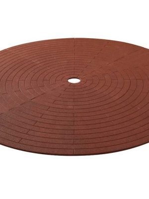 Sveiflugrunnur Ø: 380 cm, rauðbrúnn. Þykkt 35 mm. Fallhæð: 100 cm.