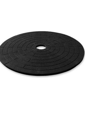 Öryggismotta Ø: 180 cm, antrasít. Þykkt 35 mm. Fallhæð: 100 cm.