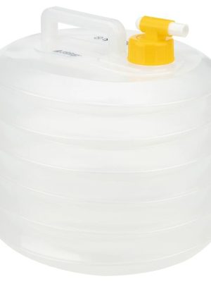 Samanbrjótanleg vatnsflaska með krana, 15 lítrar, BPA-laus