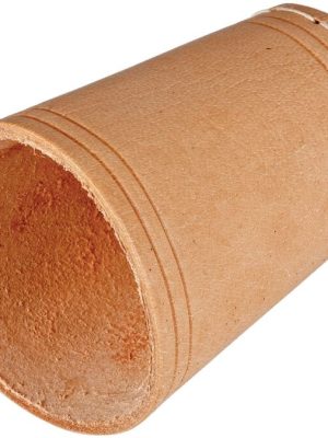 Leðurhappdrættisbolli Hæð 90 mm, Ø 65 mm