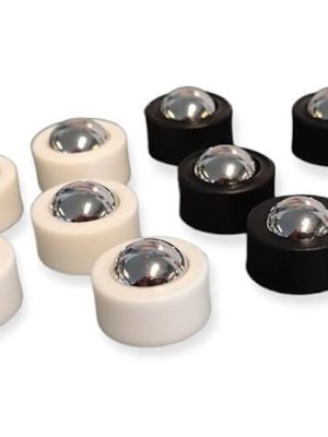 Púkar fyrir Shuffleball 10 stk. 5 svartir og 5 hvítir