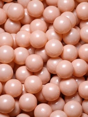 Kúlur fyrir kúlugryfjuna 60 mm, perlubleikar 500 stk. í poka