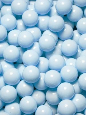 Kúlur fyrir kúlugryfjuna 70 mm, perlubláir 500 stk. í poka