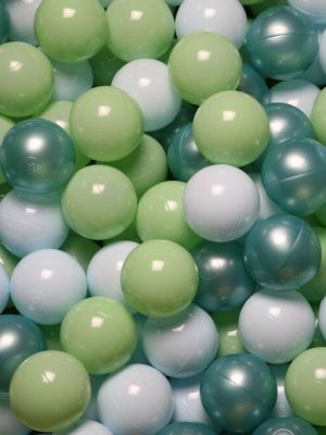 Kúlur fyrir kúlugryfjuna 70 mm, blandaðar perlur 500 stk. í poka