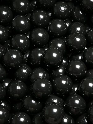 Kúlur fyrir kúlugryfjuna 60 mm, svartar 500 stk. í poka