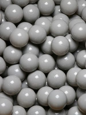 Kúlur fyrir kúlugryfjuna 60 mm, gráar 500 stk. í poka