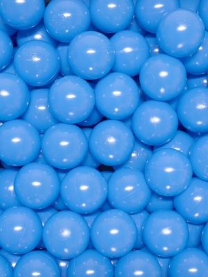 Kúlur fyrir kúlugryfjuna 60 mm, bláar 500 stk. í poka